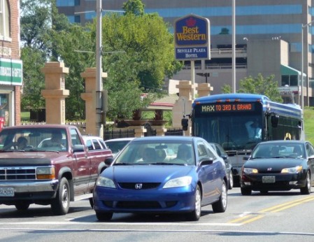 Kansas City MAX premium bus service (branded as "BRT"). Photo: Metro Jacksonville.