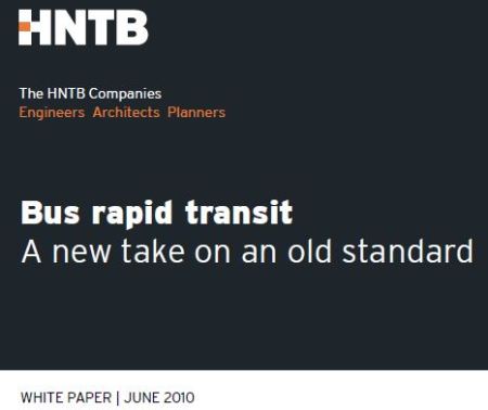 Title page of Kyle Keahey's 2011 HNTB paper on BRT (PDF version).